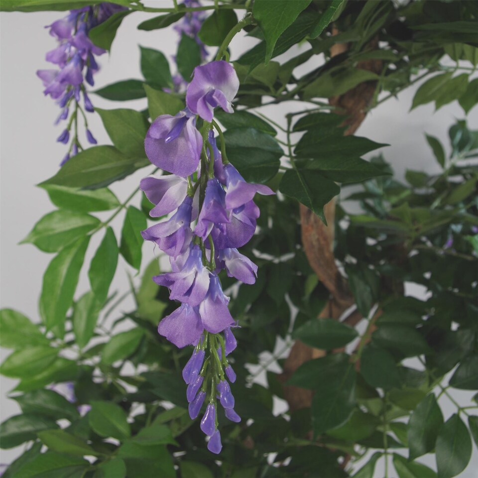 110cm-Artificial-Purple-Blossom-Tree-with-Silver-Metal-Planter-2 110cm Artificial Purple Blossom Tree with Silver Metal Planter