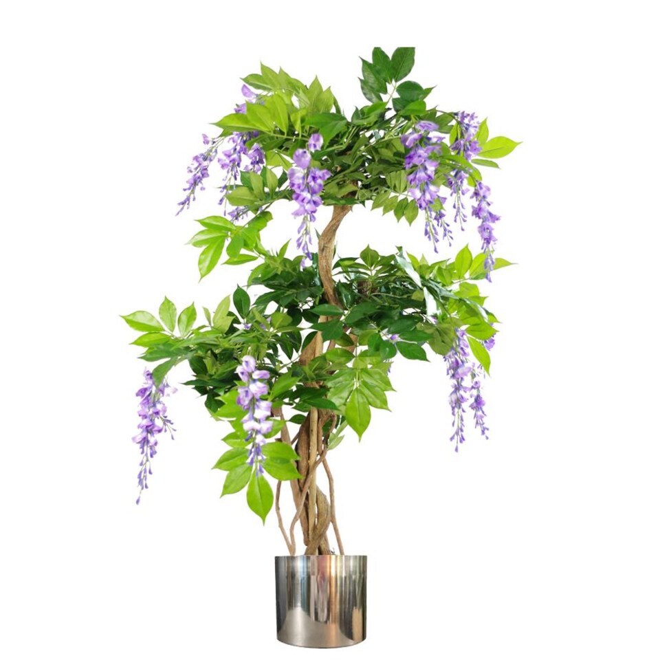 110cm-Artificial-Purple-Blossom-Tree-with-Silver-Metal-Planter Buy Artificial Purple Blossom Tree with Metal 110cm Silver