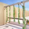 15 Pack Artificial Ivy Leaf Garland Strings | Decorative Hanging Vine Greenery