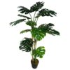 150cm-5ft-Luxury-Monstera-Plant-Black-Pot Buy Artificial 150cm (5ft) Monstera Plant Black Pot