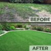 25mm Artificial Grass - 5m x 7m  - Natural and Realistic Looking Fake Lawn Astro Turf | Green | 5M x 7M | 1