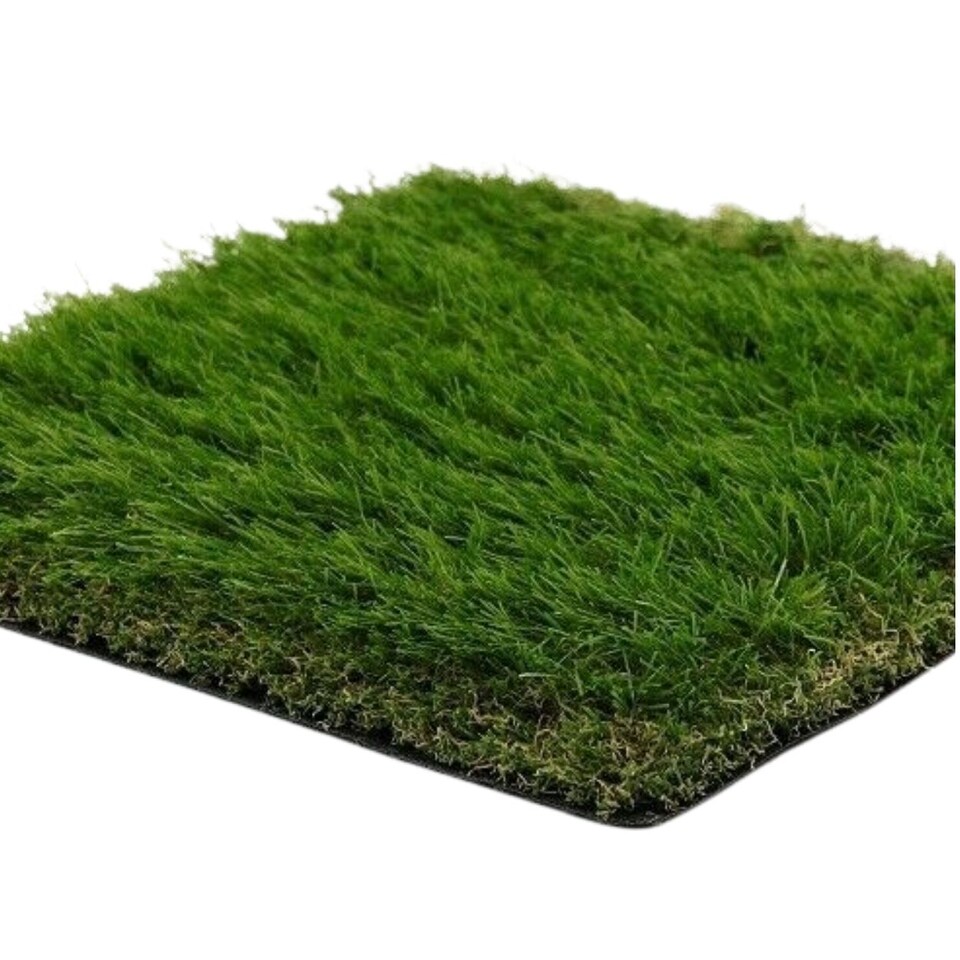 40mm Artificial Grass - 1m x 1m - Natural and Realistic Looking Fake Lawn Astro Turf | Green | 1M x 1M | 1