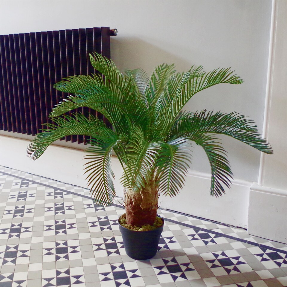 80cm  Cycas Palm Plant Artificial Tropical Tree | Green | 2ft