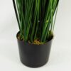 Artificial 130cm Onion Grass Plant with Silver Metal Plater