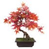 Buy Artificial Bonsai Tree Maple Bonsai Trees Plant 50cm Red