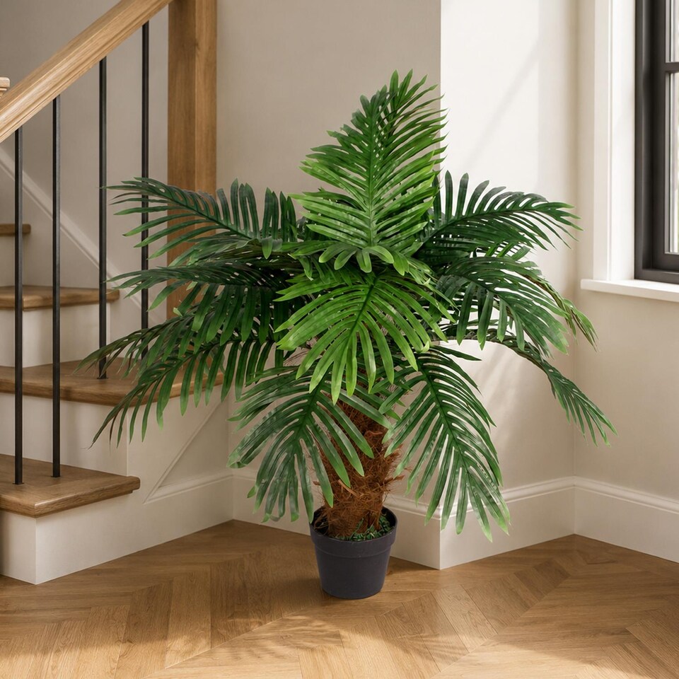 Artificial Princess Palm Tree - 100cm Brown Trunk
