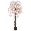 COSTWAY-163CM-Tall-Artificial-Cherry-Blossom-Tree-1-Pack-White Buy 163CM Tall Artificial Cherry Blossom Tree 1 Pack White