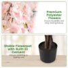 COSTWAY-163CM-Tall-Artificial-Cherry-Blossom-Tree-1-Pack-White-7 COSTWAY 163CM Tall Artificial Cherry Blossom Tree 1 Pack White