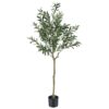 Buy Indoor Artificial Olive Plant with 11 Branches & Natural