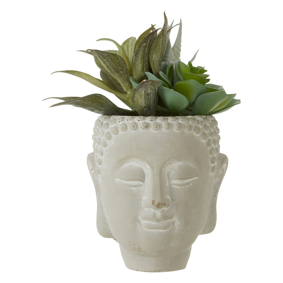 Fiori-Buddha-Pot-Mixed-Succulent Buy Artificial Buddha Pot Mixed Succulent | Ever Grow Green