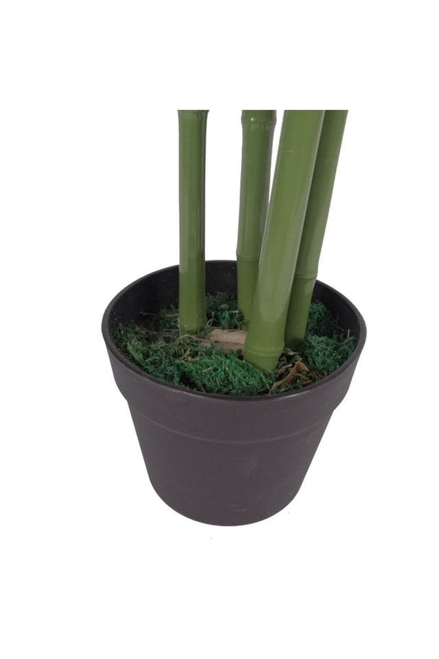 Green-Bamboo-Artificial-Tree-In-Black-Pot-120cm-1 Green Bamboo Artificial Tree In Black Pot 120cm