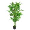 Green-Bamboo-Artificial-Tree-In-Black-Pot-120cm Buy Green Bamboo Artificial Tree In Black Pot 120cm
