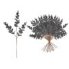 Buy Glitter Artificial Eucalyptus 55cm Grey Set of 18