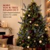 Grey Glitter Artificial Eucalyptus Christmas Tree Picks 55cm Pack of 18
