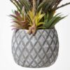 Homescapes-Artifical-Hanging-Succulents-in-Grey-Pot-2 Homescapes Artifical Hanging Succulents in Grey Pot
