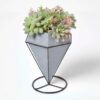Buy Artificial Cactus and Succulent Arrangement 31cm Grey