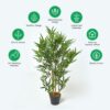 Homescapes Green 3ft Bamboo Tree Artificial Plant with Pot, 95 cm