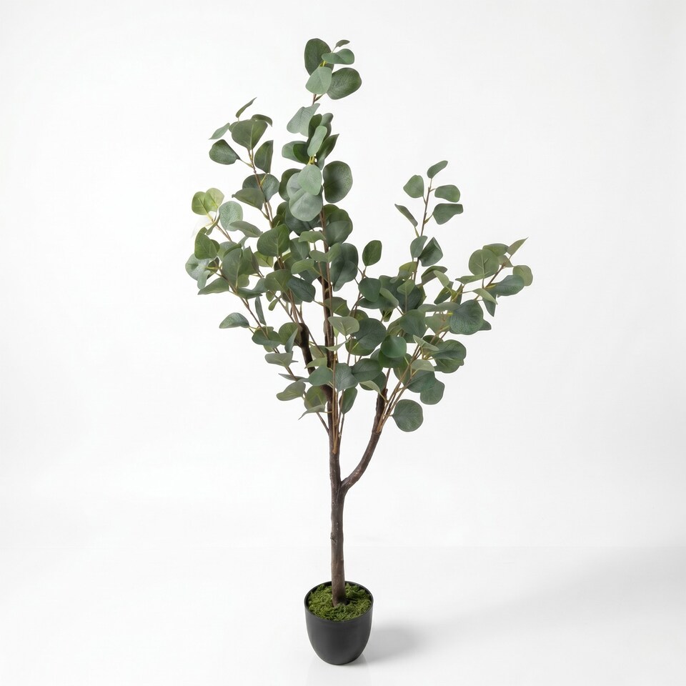 Homescapes-Luxury-Artificial-Eucalyptus-Tree-100cm Buy Artificial Eucalyptus Tree 100cm | Ever Grow Green