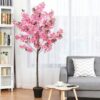 Living-and-Home-Artificial-Cherry-Blossom-Tree-for-Decor-2 Living and Home Artificial Cherry Blossom Tree for Decor