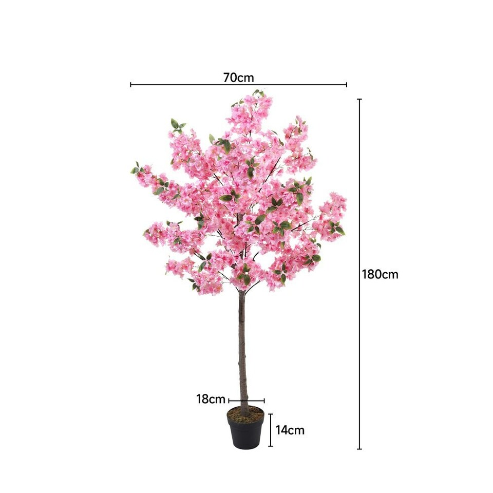 Living-and-Home-Artificial-Cherry-Blossom-Tree-for-Decor-4 Living and Home Artificial Cherry Blossom Tree for Decor