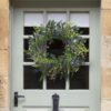 OHS Natural Home Wall Table Decor Artificial Lavender Wreath, 50cm - Lavender