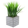 Buy PMS Artificial Succulent in Grey Cement Pot - 22 x 11 cm