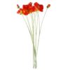 Pack-of-6-x-100cm-Artificial-Poppy-Stem-2-Flowers-1 Pack of 6 x 100cm Artificial Poppy Stem - 2 Flowers
