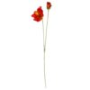 Pack-of-6-x-100cm-Artificial-Poppy-Stem-2-Flowers-4 Pack of 6 x 100cm Artificial Poppy Stem - 2 Flowers