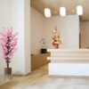 Pegdev-PDL-120cm-Artificial-Pink-Blossom-Tree-with-Woven-Effect-Composite-Planter-for-Indoor-Sheltered-Outdoor-Use-3 Pegdev PDL 120cm Artificial Pink Blossom Tree with Woven Effect Composite Planter for Indoor & Sheltered Outdoor Use