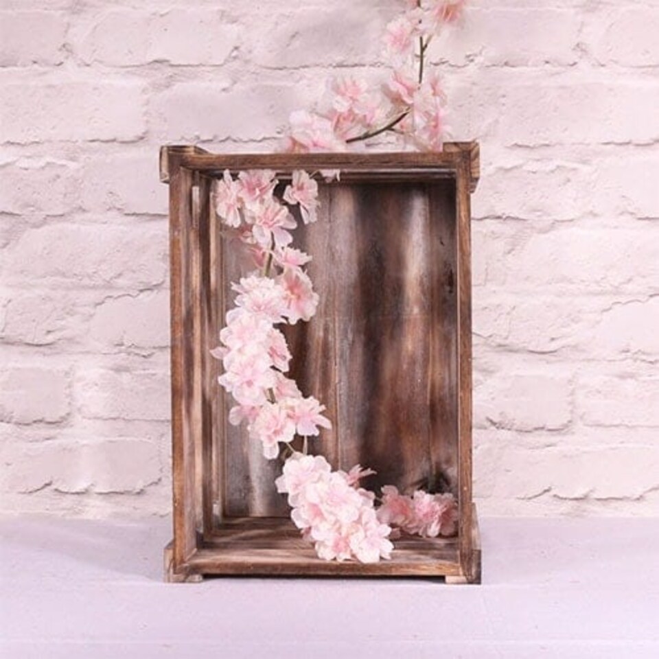 Pink Blossom Artificial Silk Flowers Garland 210cm