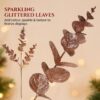 Rose-Gold-Glitter-Artificial-Eucalyptus-Christmas-Tree-Picks-55cm-Pack-of-12-4 Rose Gold Glitter Artificial Eucalyptus Christmas Tree Picks 55cm Pack of 12