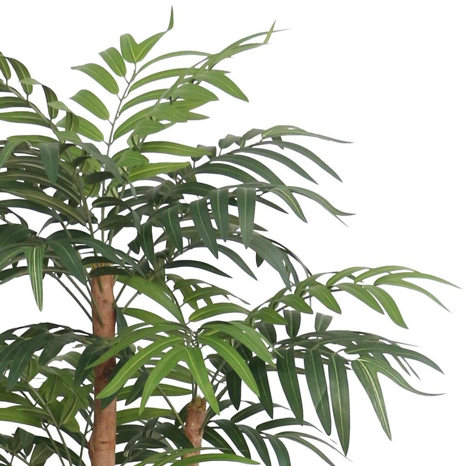 True Products Artificial Palm Tree with Natural Wood Trunk 140cm