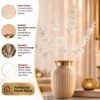 White Glitter Artificial Eucalyptus Christmas Tree Picks 55cm Pack of 18
